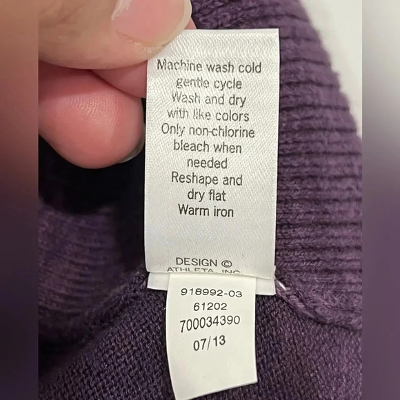 Athleta Purple Space Dye Zuninspr Cowl Neck Dress Size XS - Picture 8 of 8